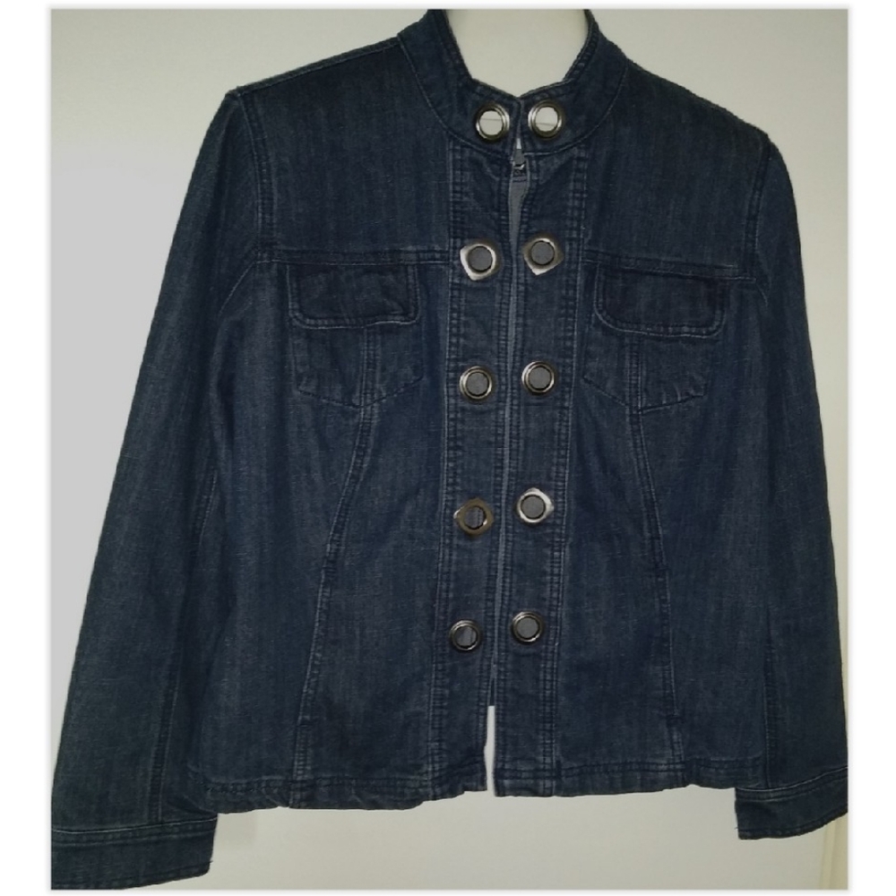 BLUE DENIM JEAN JACKET WOMEN'S XL